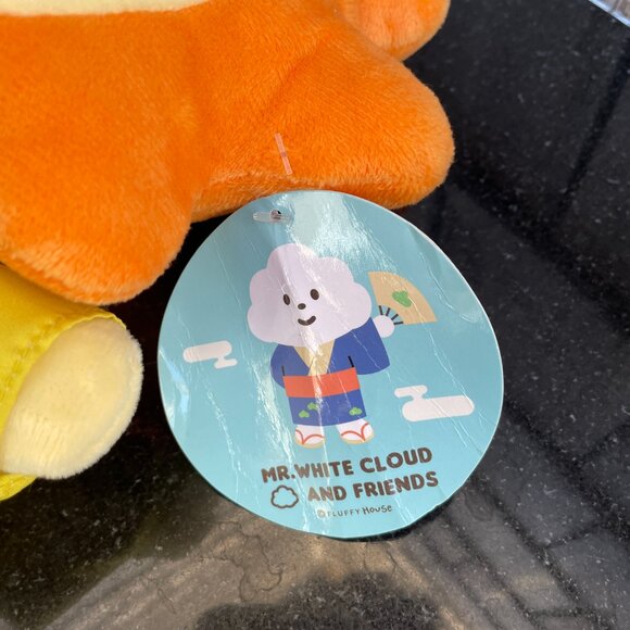 Mr White Cloud and Friends Sunny Popmart Plush Tags Fluffyhouse - Picture 3 of 6